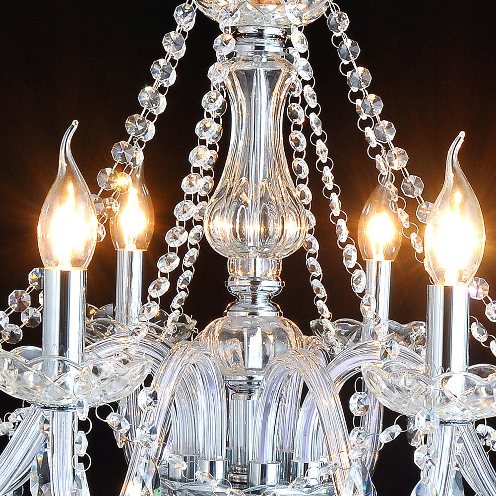 Crystal chandelier candle holder discount