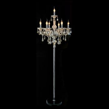 Genuine K9 Champagne Crystal Chandelier 5/7 Arms Floor Lamp