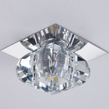 3/5W SQUARE Cool/Warm White Modern Crystal LED Ceiling Chandelier Downlight