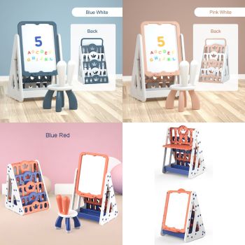 WDW® Kids Children's 4 in 1 Multi-purpose Plastic Bookcase