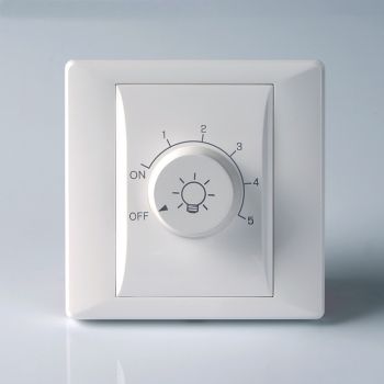 1 GANG WHITE TRAILING EDGE LED Compatible DIMMER SWITCH 800 Watt