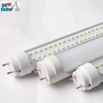 6 x T8 8FT LED Frosted Tube Fluorescent Replacement Batten 4200k Day White