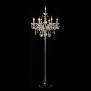 Genuine K9 Champagne Crystal Chandelier 5/7 Arms Floor Lamp