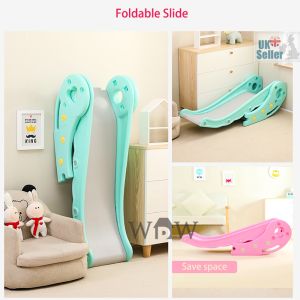HEART Kids Childrens Slide Green/Pink Indoor Outdoor Garden Toy