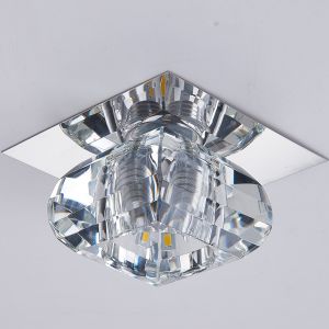 3/5W SQUARE Cool/Warm White Modern Crystal LED Ceiling Chandelier Downlight